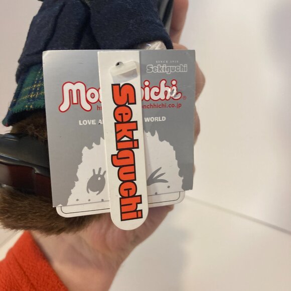 Monchhichi School Girl Uniform Sekiguchi Doll Toy Plush Japanese Monkey Tag - Picture 6 of 10